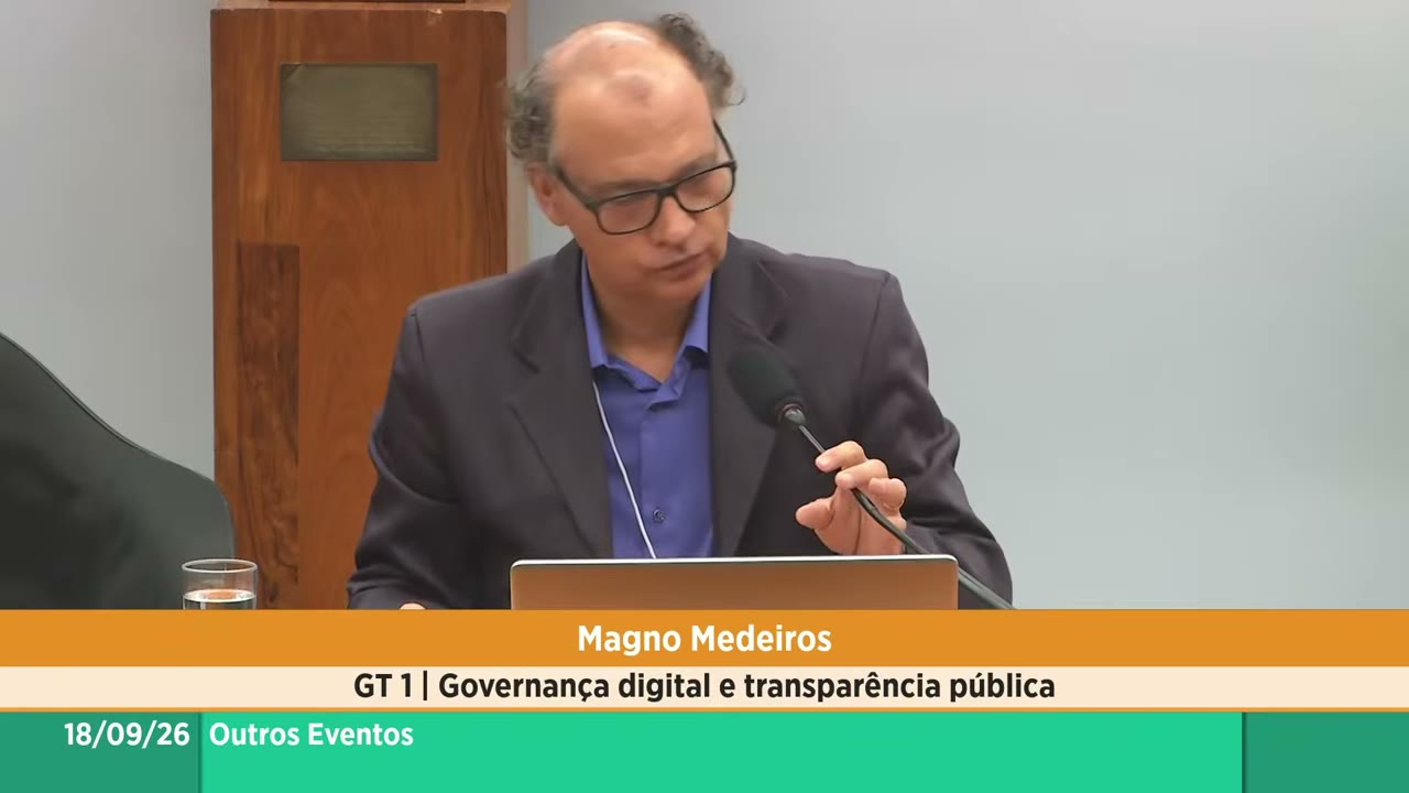 Vídeo do evento em 1:16:57