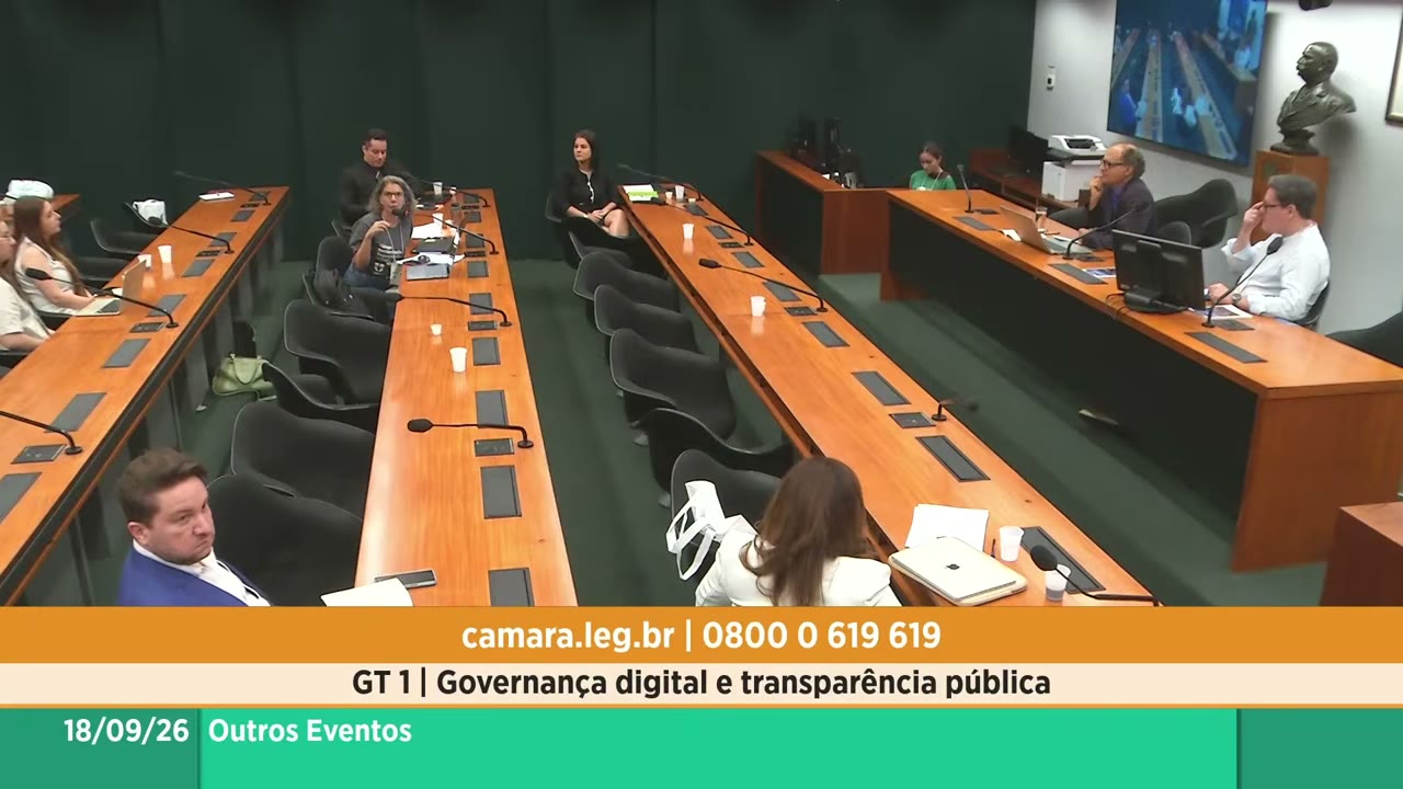 Vídeo do evento em 1:19:06