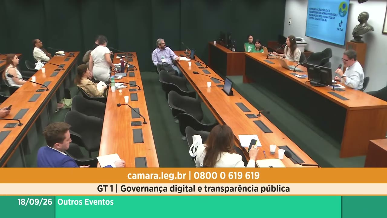 Vídeo do evento em 1:48:52