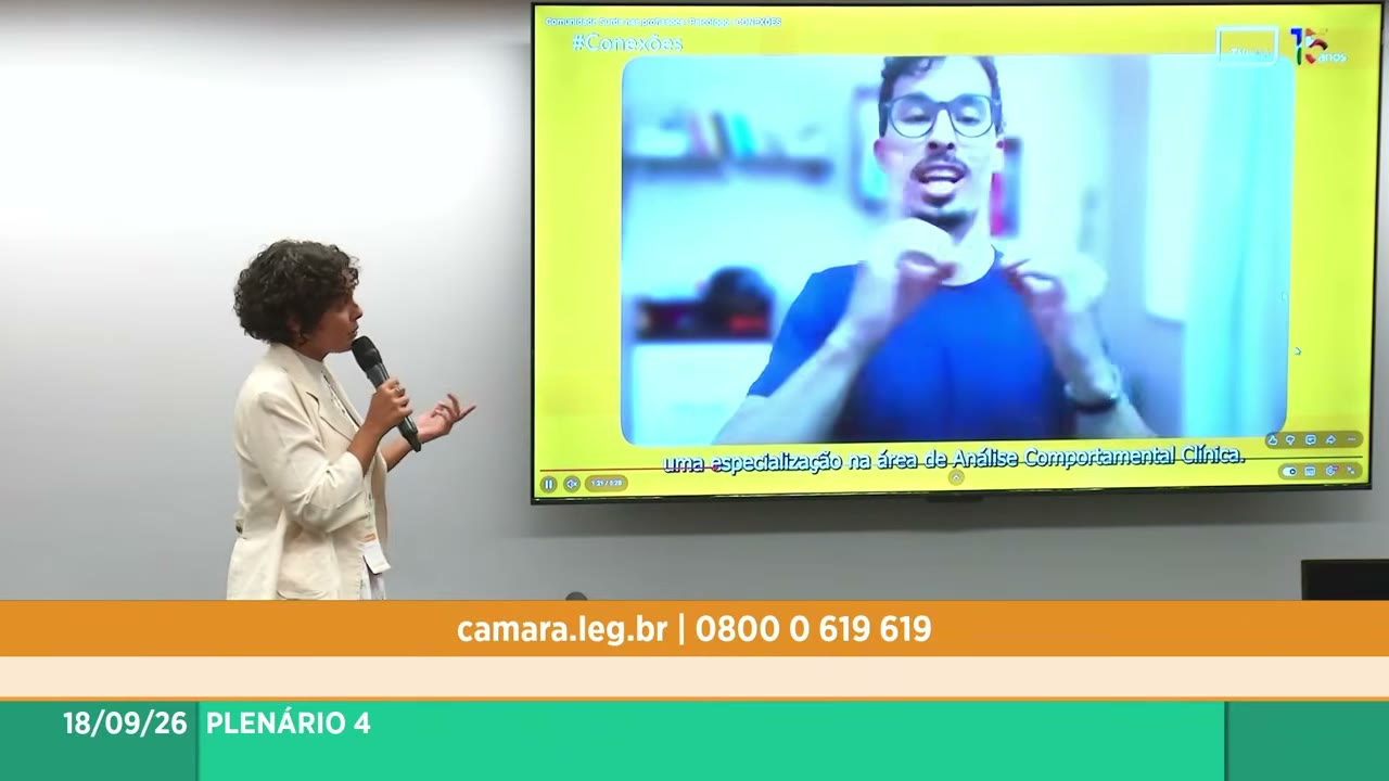 Vídeo do evento em 55:19