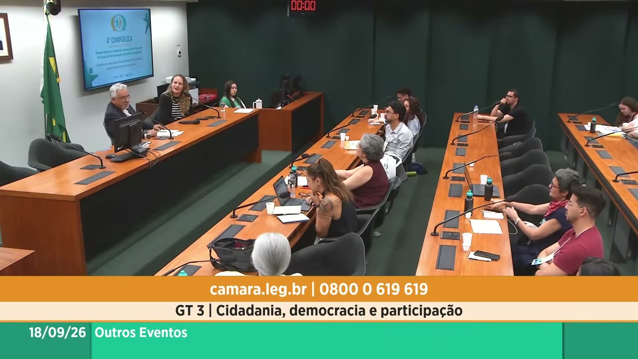 Vídeo do evento em 26:46