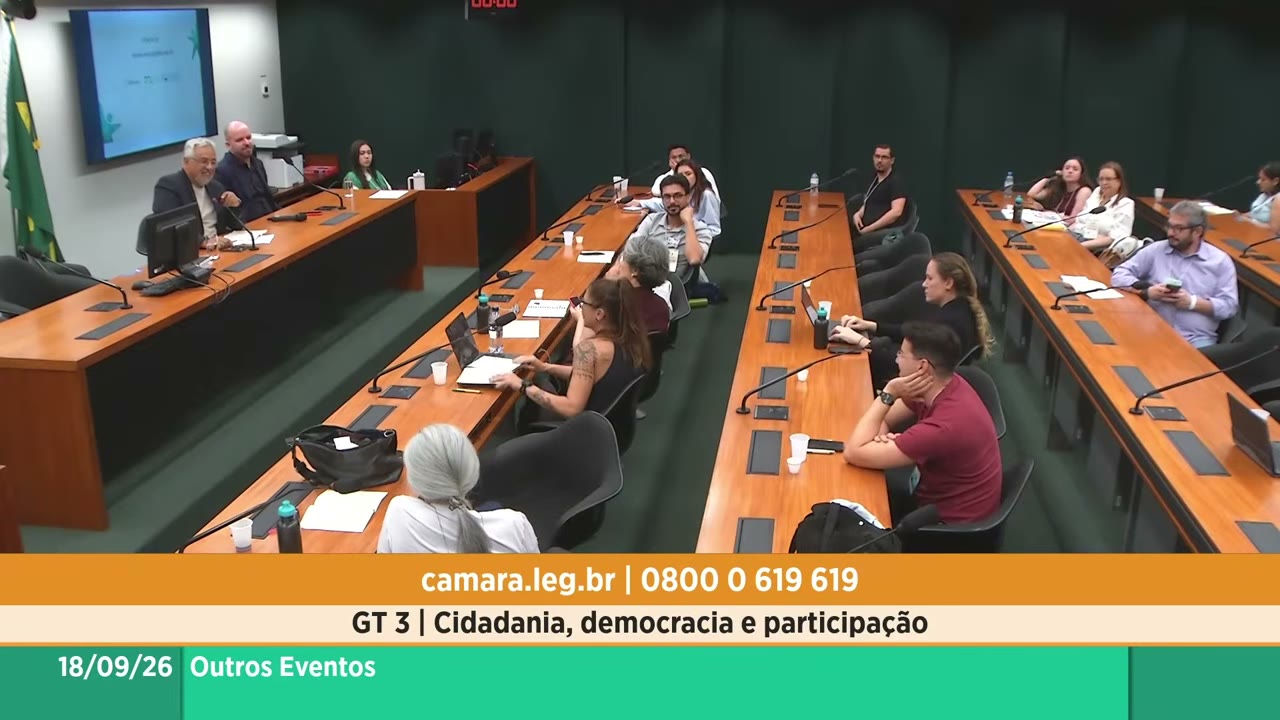 Vídeo do evento em 54:02