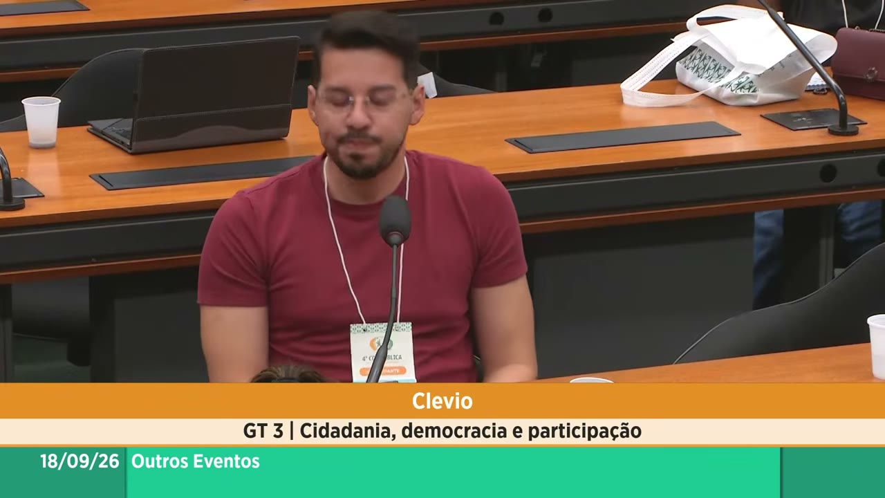 Vídeo do evento em 55:43