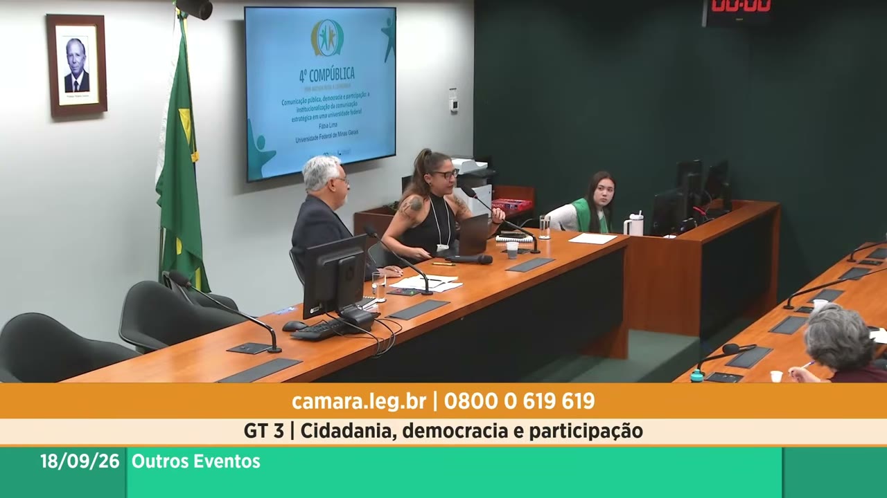 Vídeo do evento em 59:42