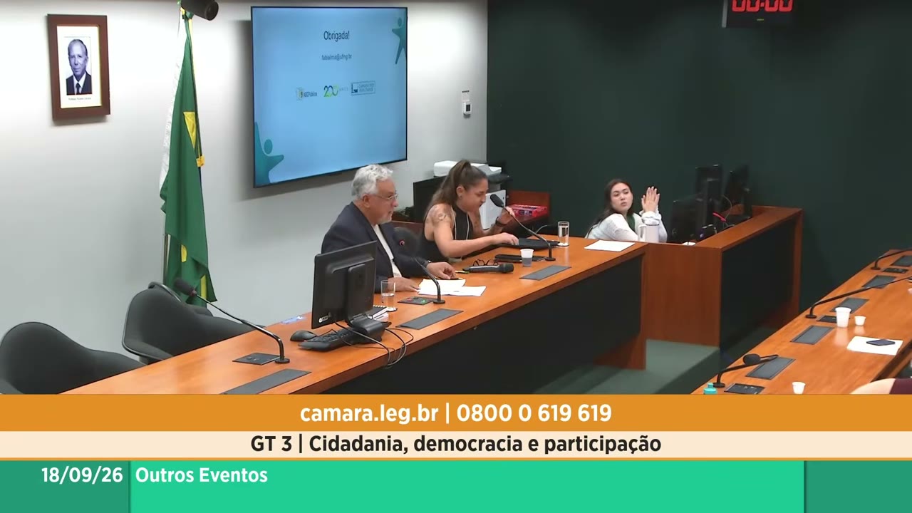 Vídeo do evento em 1:22:00