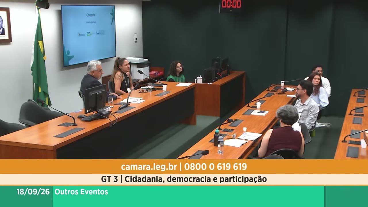 Vídeo do evento em 1:25:34
