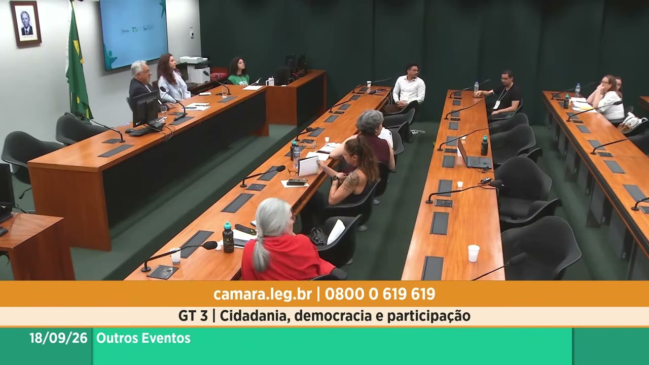 Vídeo do evento em 1:52:08