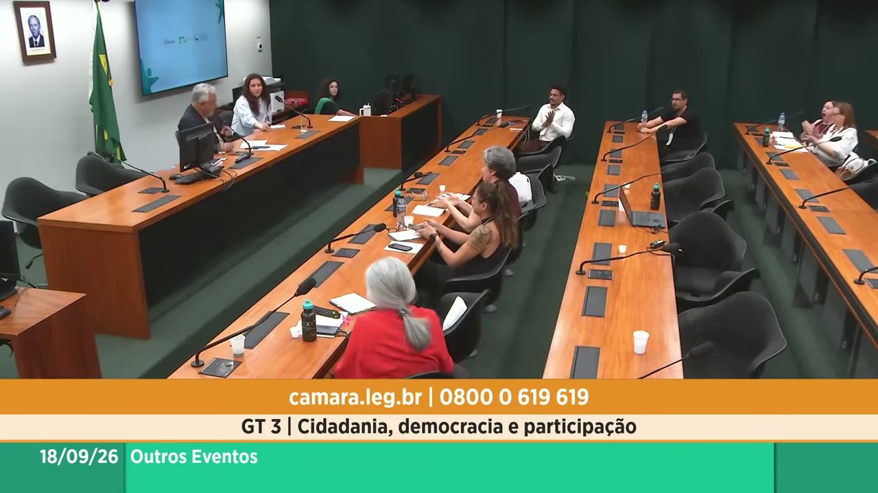 Vídeo do evento em 1:55:13