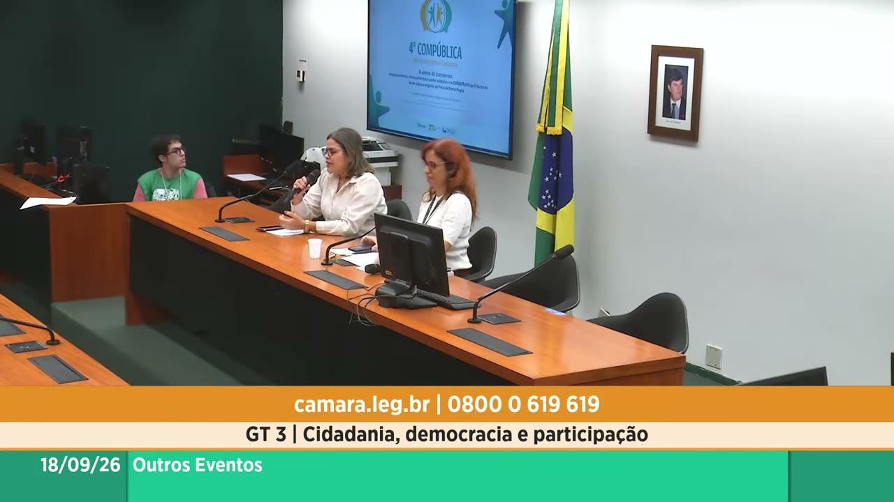 Vídeo do evento em 26:43