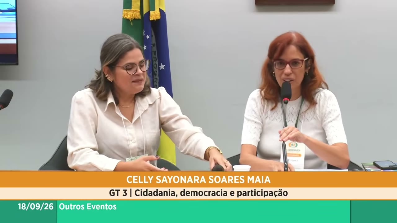 Vídeo do evento em 44:56