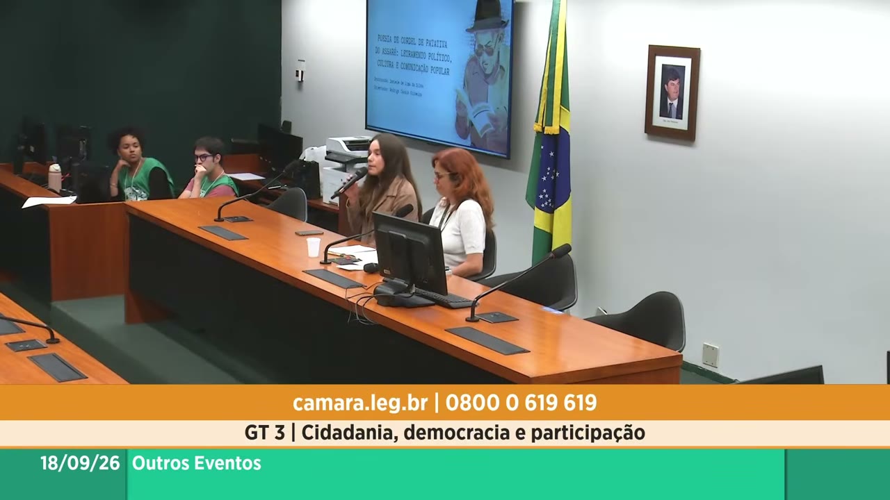 Vídeo do evento em 45:54