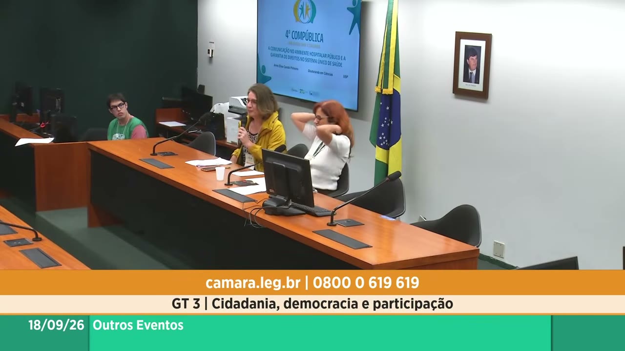 Vídeo do evento em 1:04:56