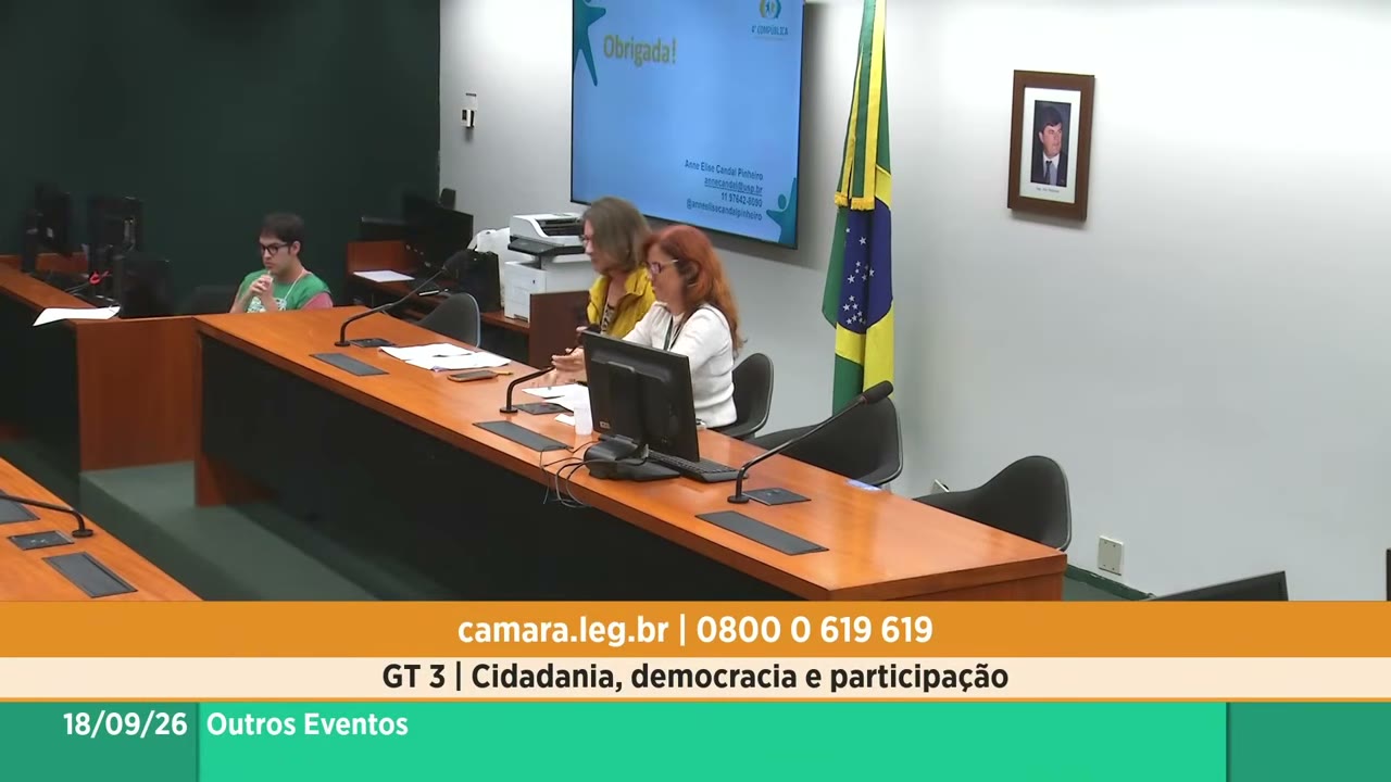 Vídeo do evento em 1:22:09