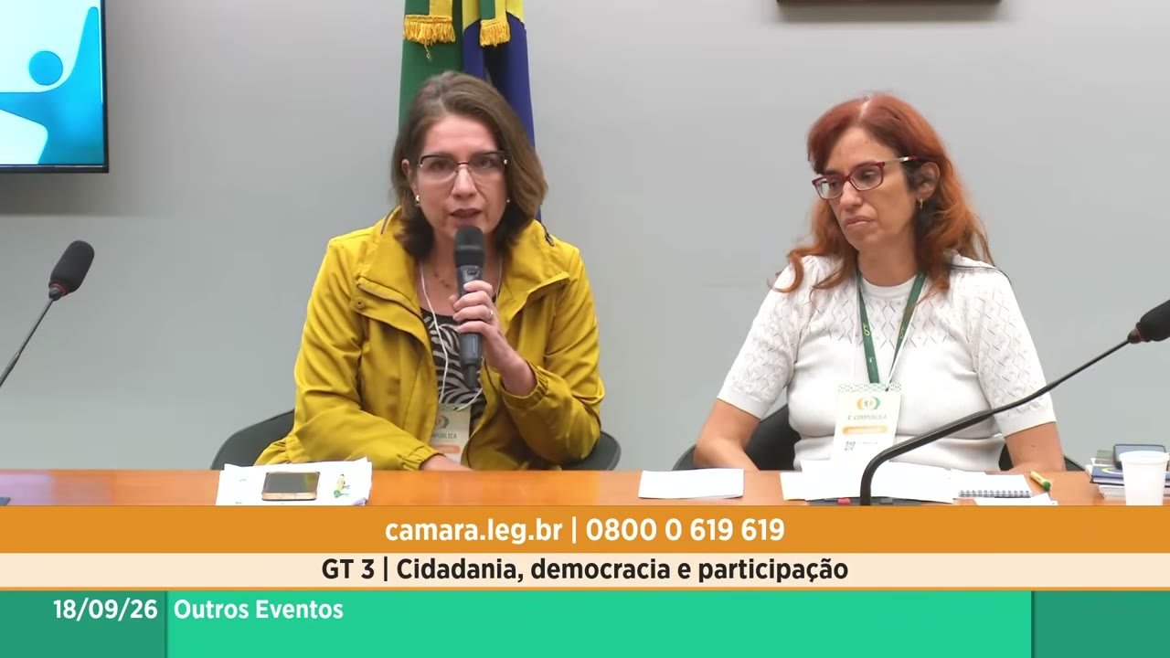 Vídeo do evento em 1:27:16