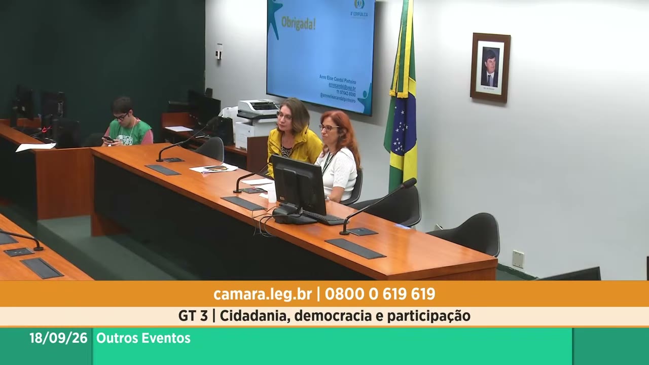 Vídeo do evento em 1:30:20