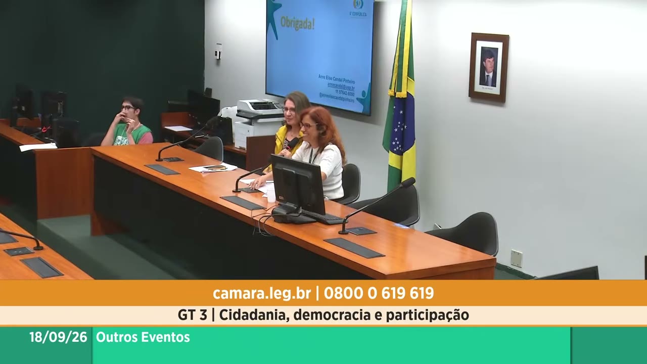 Vídeo do evento em 1:35:07