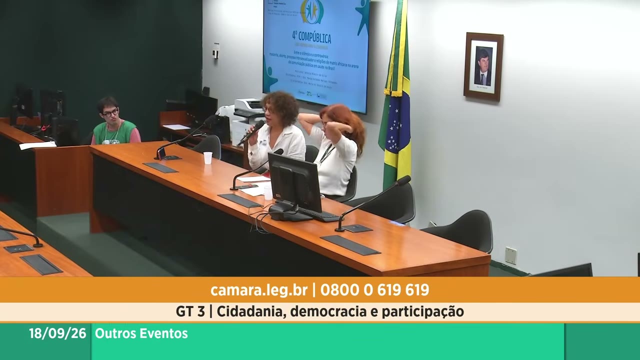 Vídeo do evento em 1:36:11