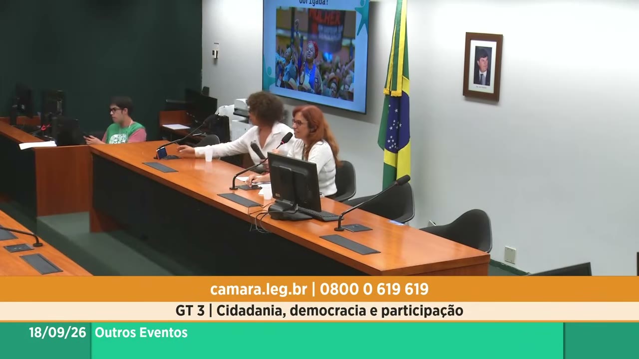 Vídeo do evento em 1:46:10