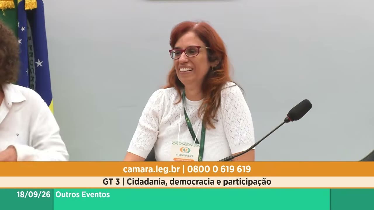 Vídeo do evento em 1:46:23