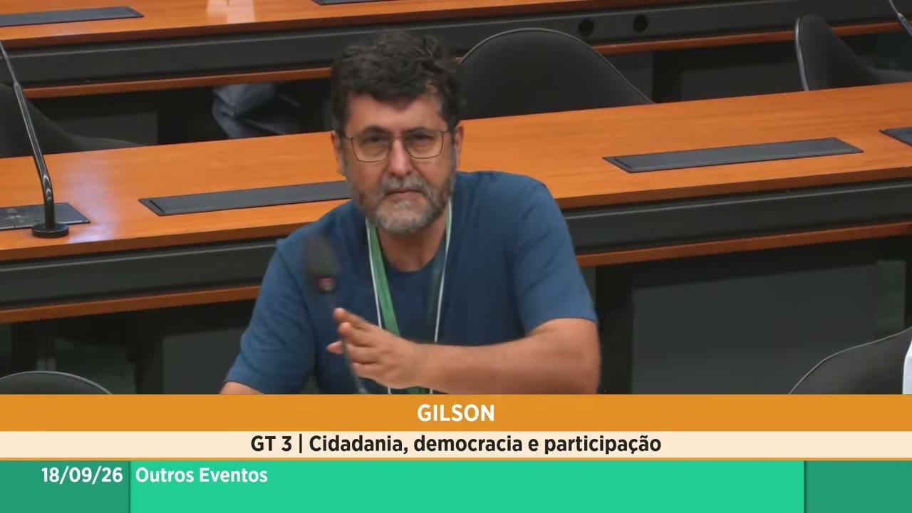 Vídeo do evento em 1:46:35