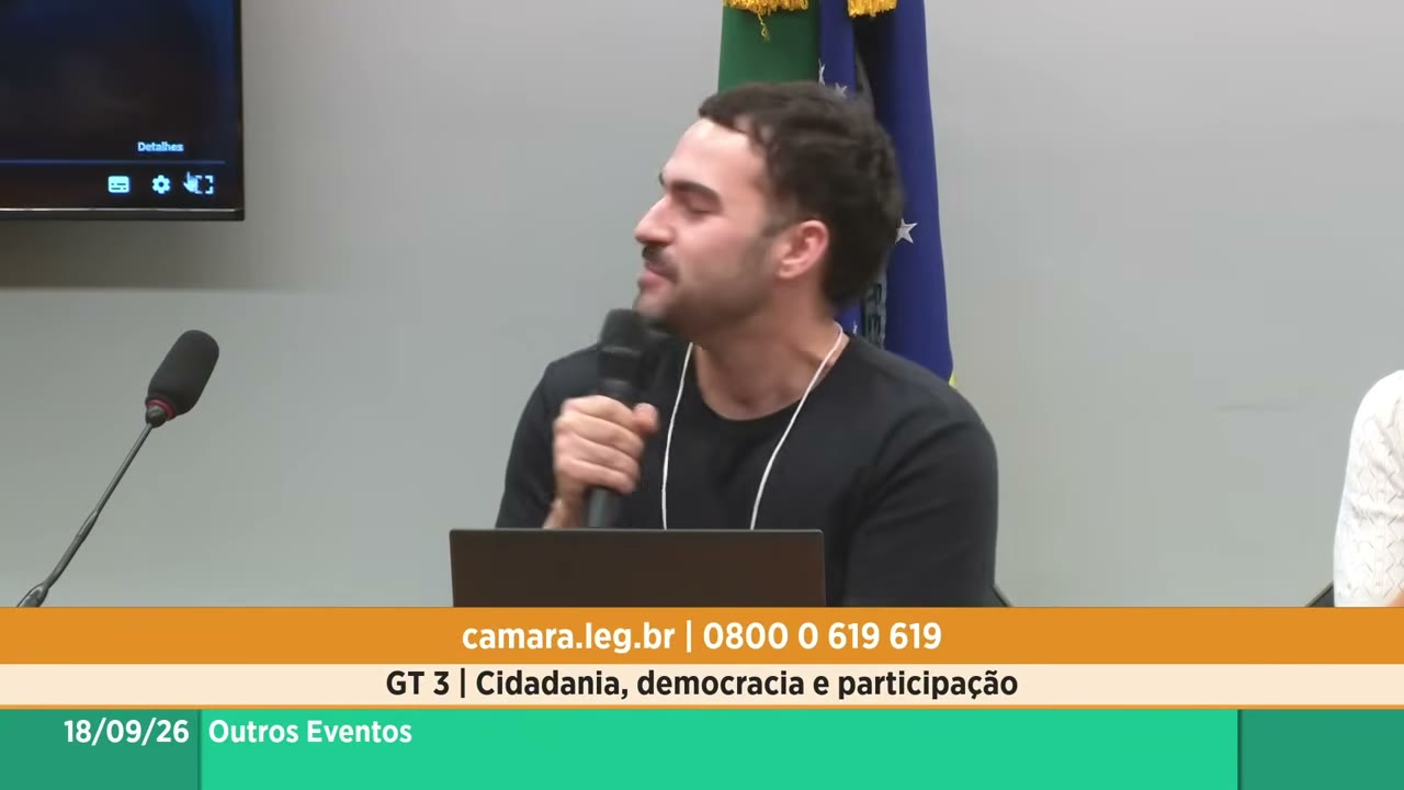 Vídeo do evento em 1:55:30