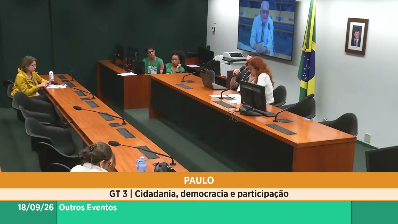 Vídeo do evento em 2:09:46