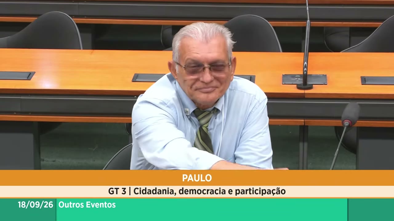 Vídeo do evento em 2:11:16
