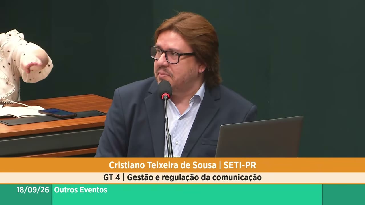 Vídeo do evento em 55:13