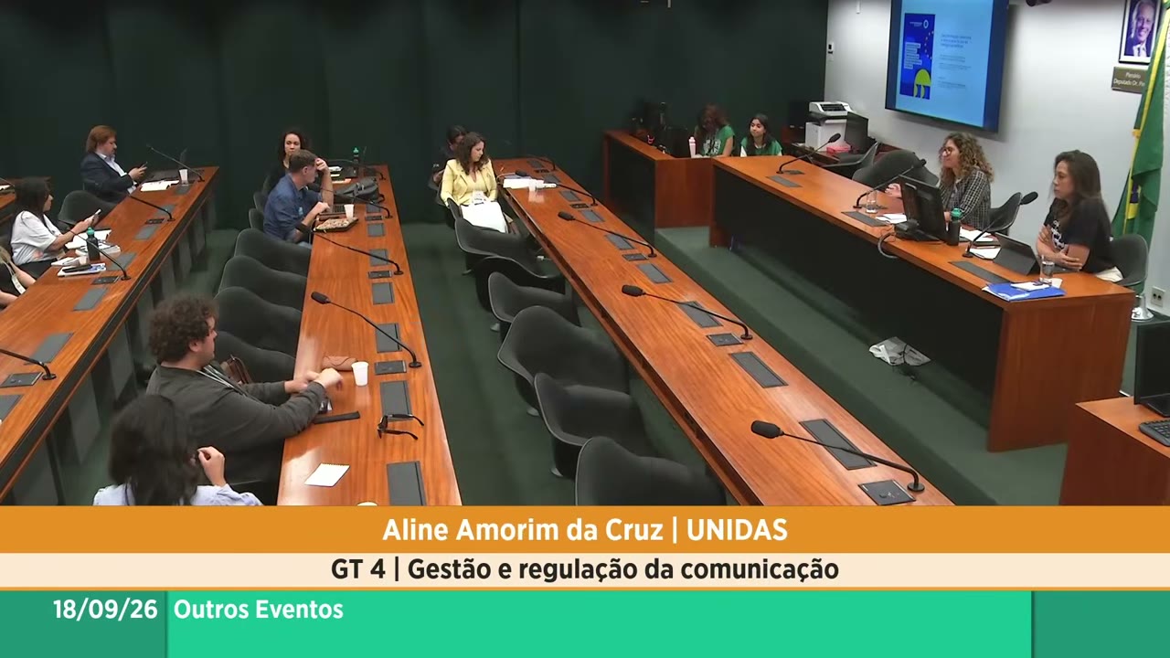 Vídeo do evento em 1:01:21