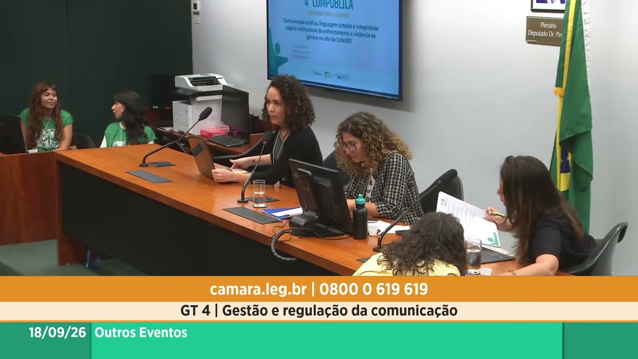 Vídeo do evento em 1:21:06