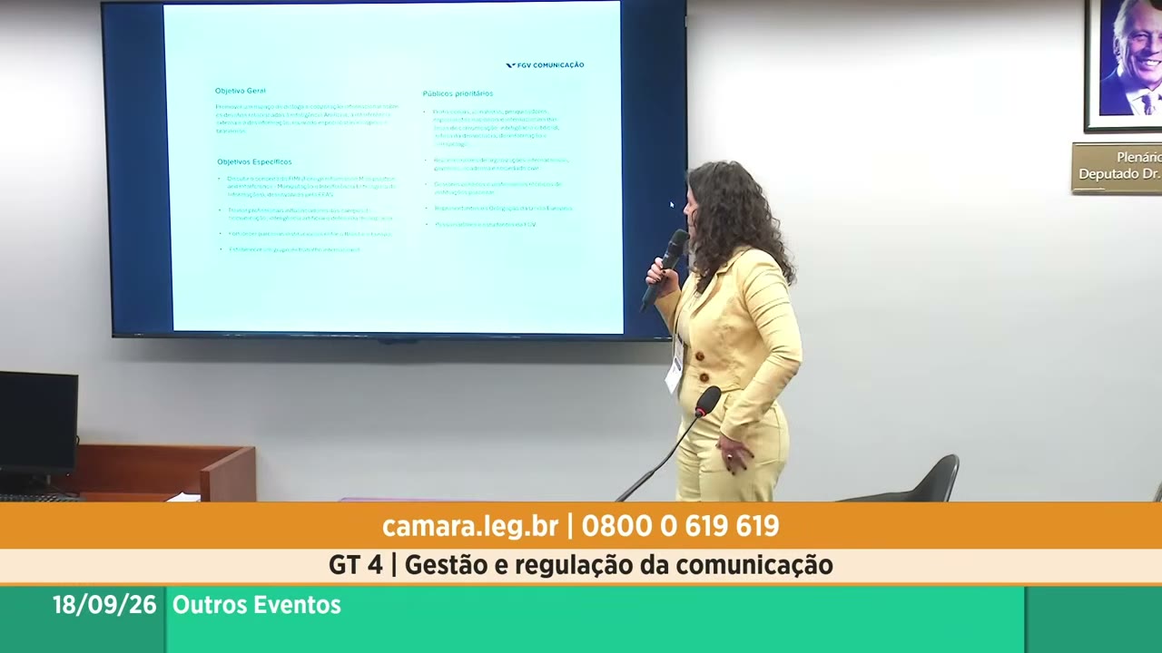 Vídeo do evento em 1:47:12