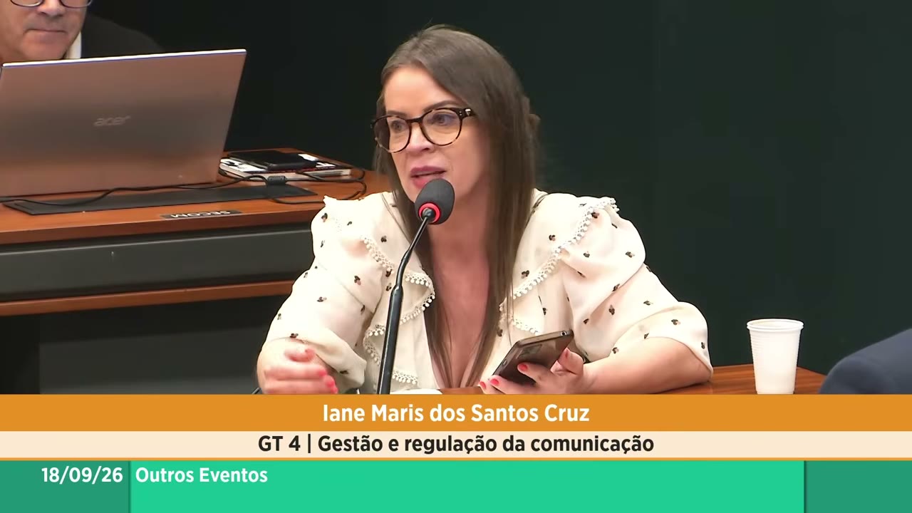 Vídeo do evento em 2:03:38