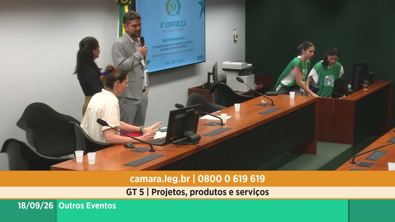 Vídeo do evento em 2:04:36