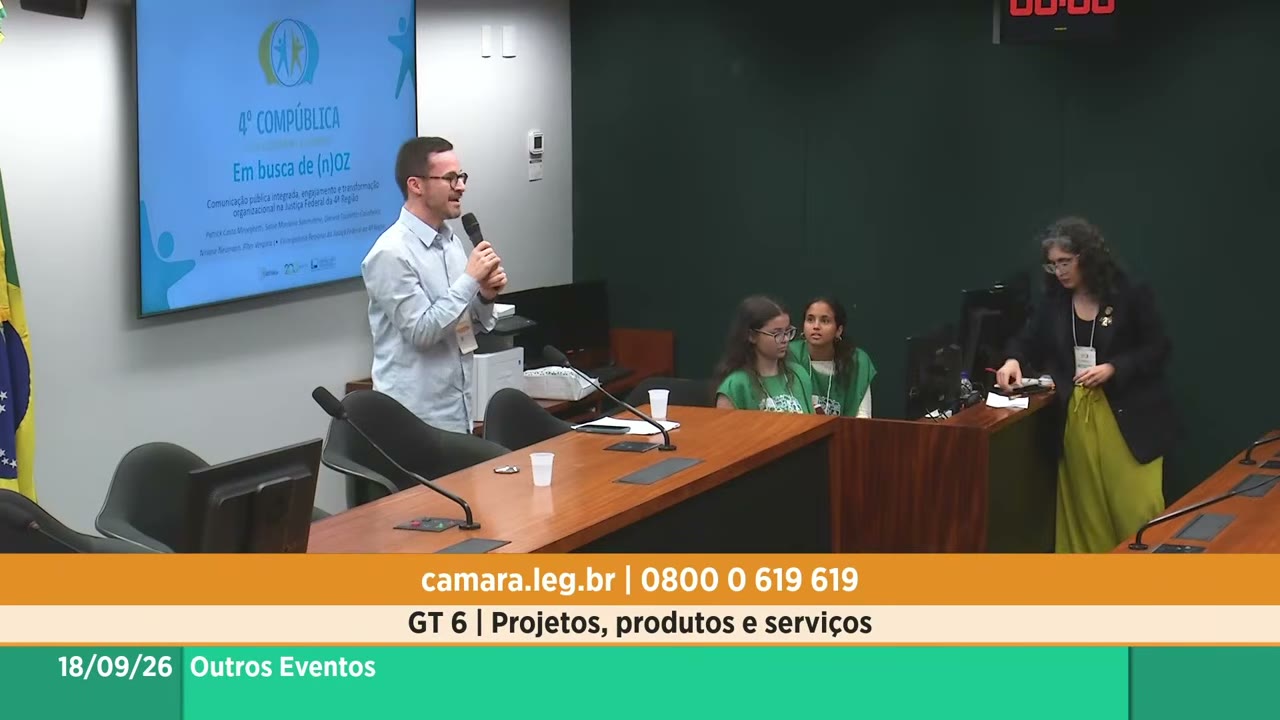 Vídeo do evento em 45:36