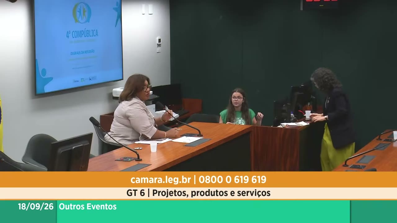 Vídeo do evento em 1:04:30