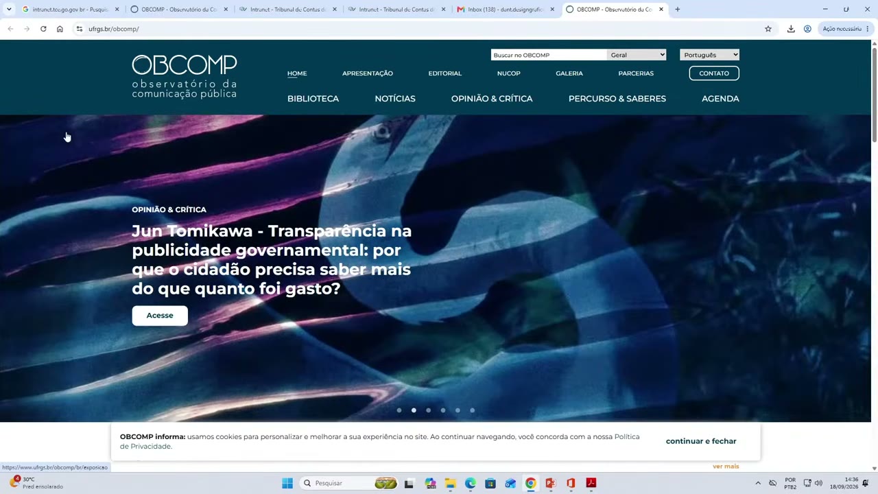 Vídeo do evento em 29:17