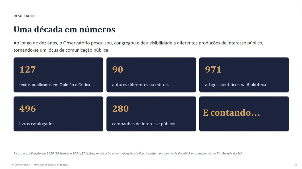 Vídeo do evento em 41:42