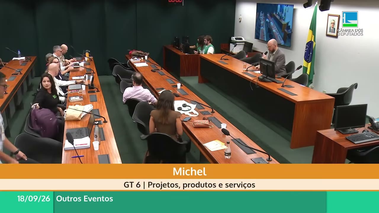 Vídeo do evento em 1:09:45