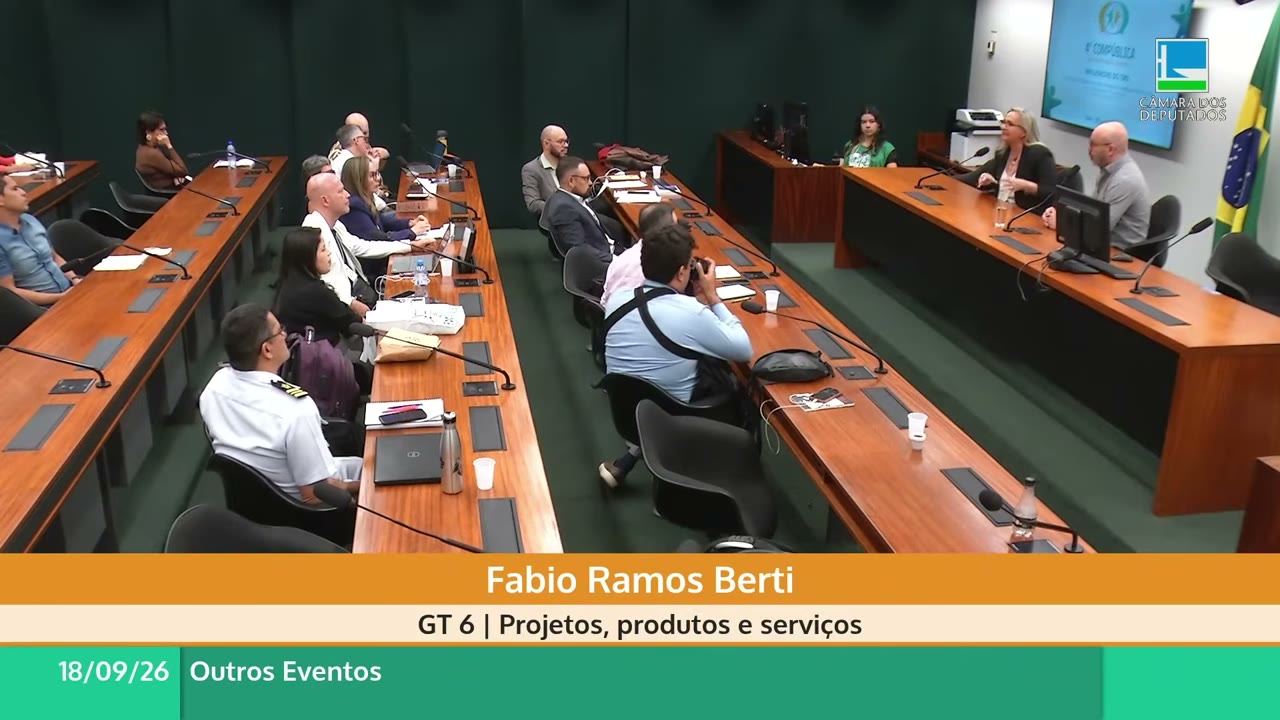 Vídeo do evento em 1:43:10