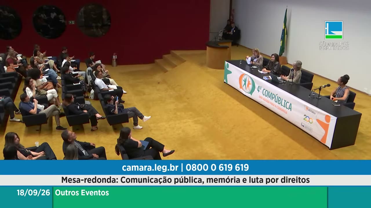 Vídeo do evento em 55:07