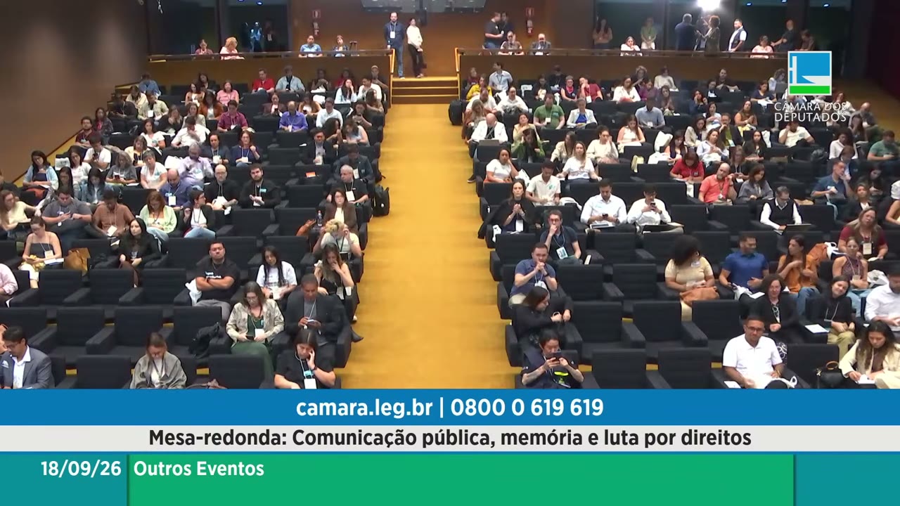 Vídeo do evento em 1:00:54