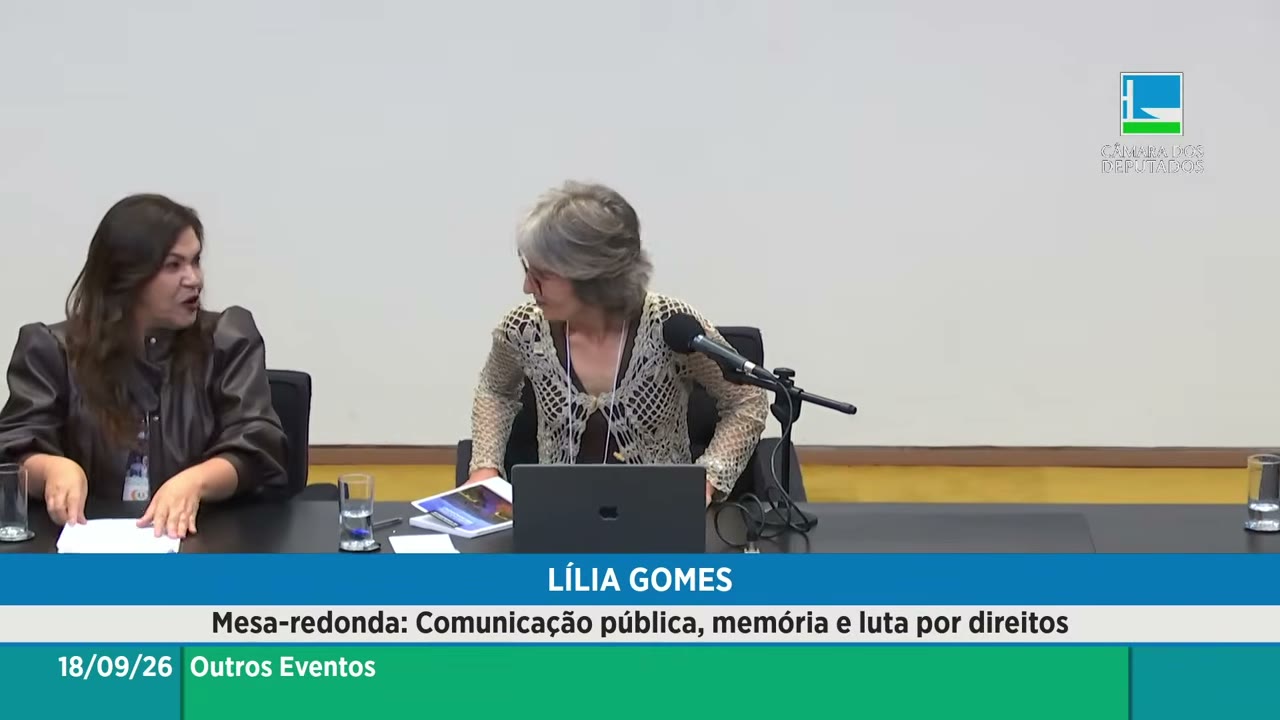 Vídeo do evento em 1:01:53