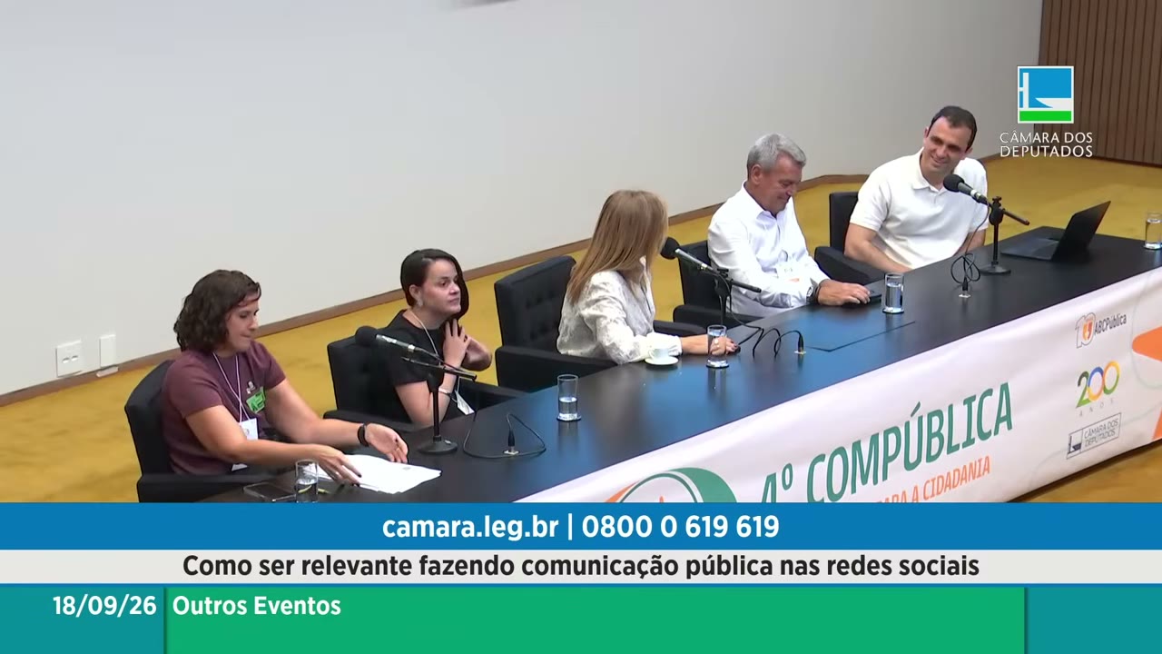 Vídeo do evento em 58:53