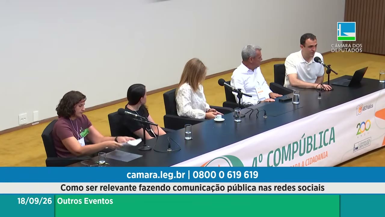 Vídeo do evento em 59:13
