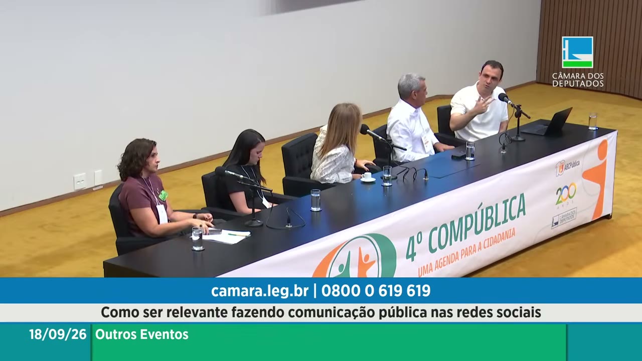 Vídeo do evento em 1:08:33