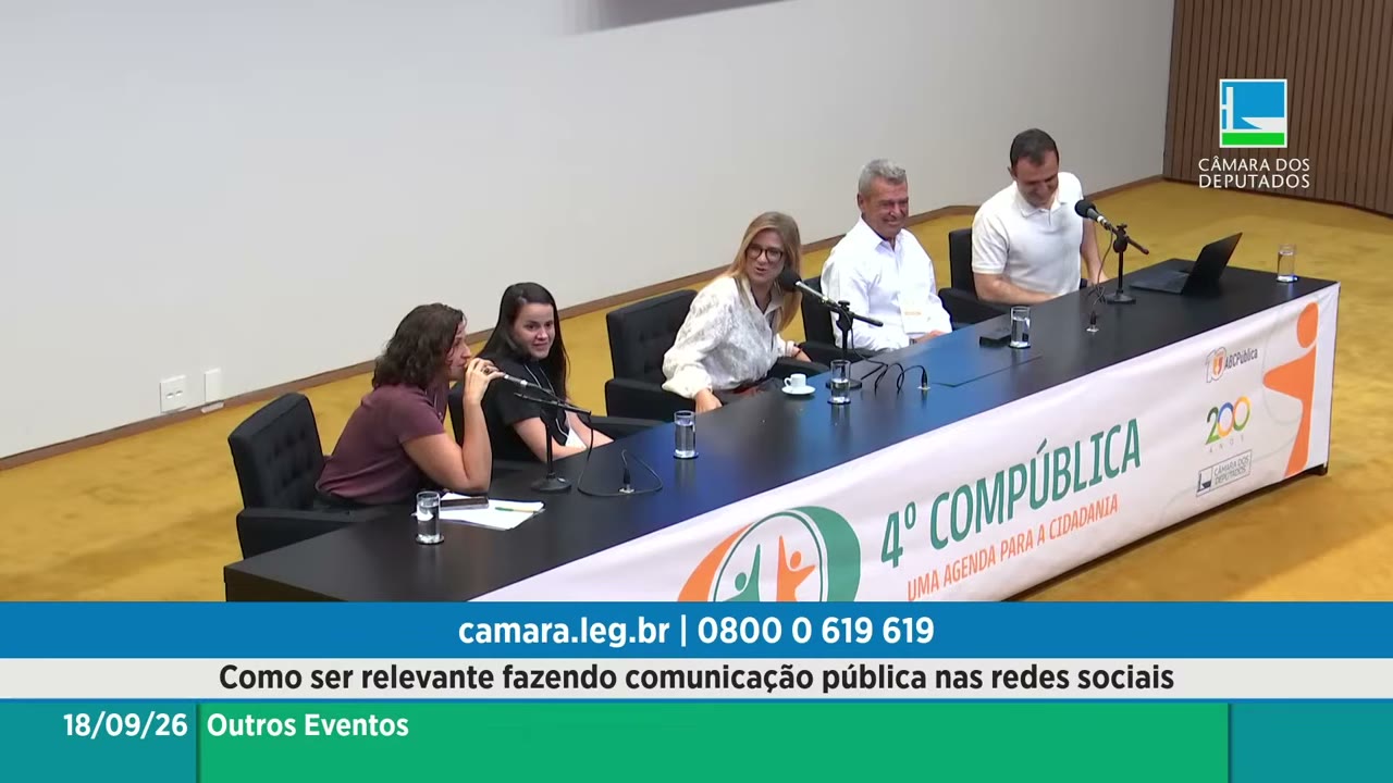 Vídeo do evento em 1:11:00