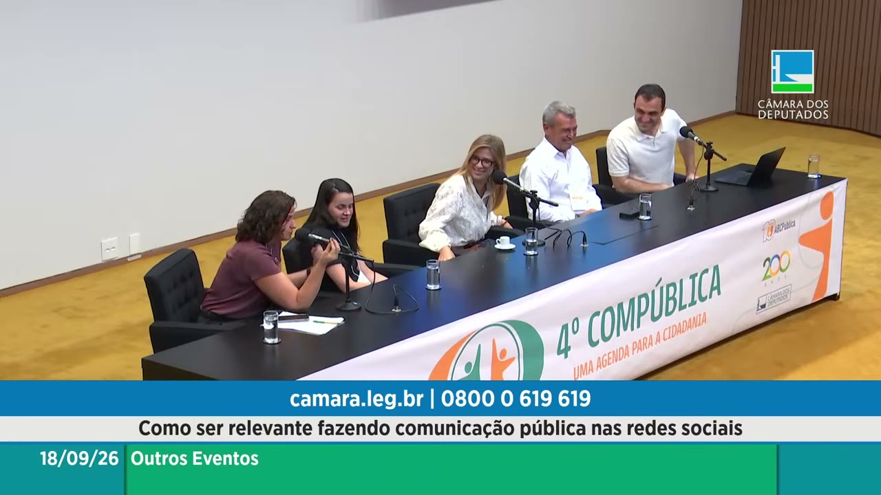 Vídeo do evento em 1:11:01