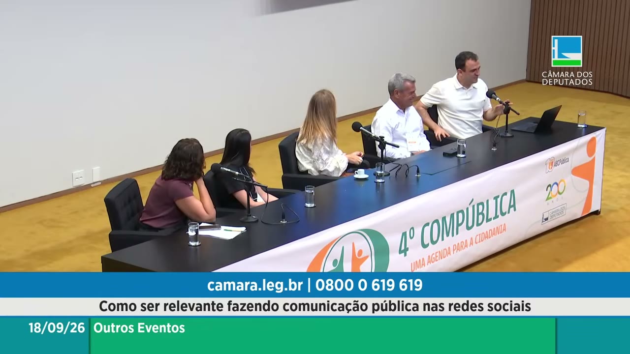Vídeo do evento em 1:11:08