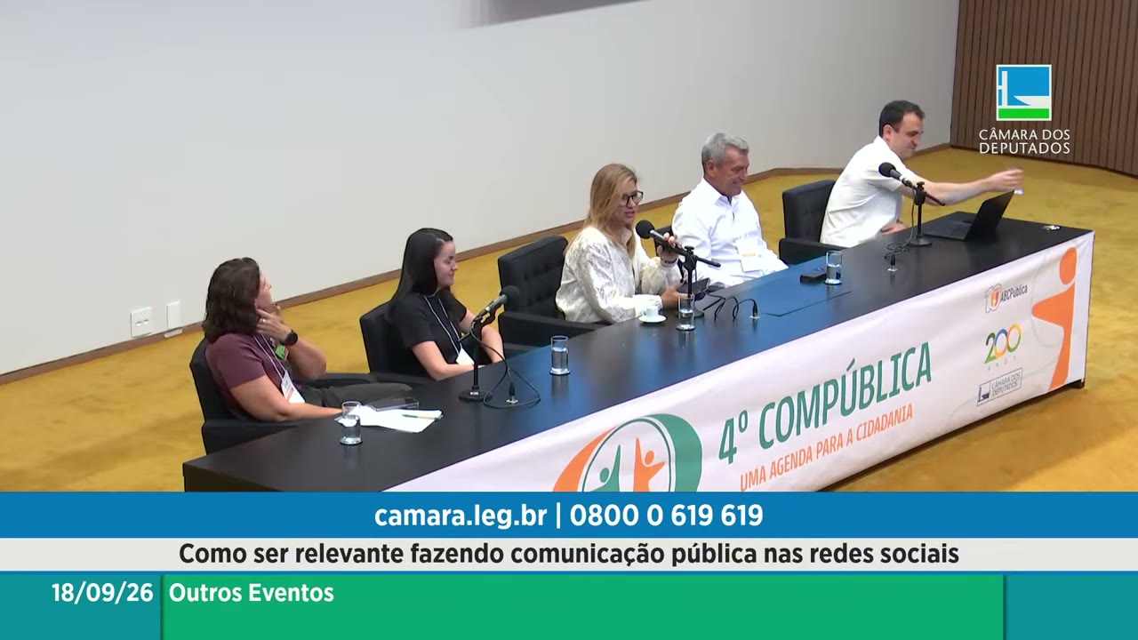 Vídeo do evento em 1:26:26
