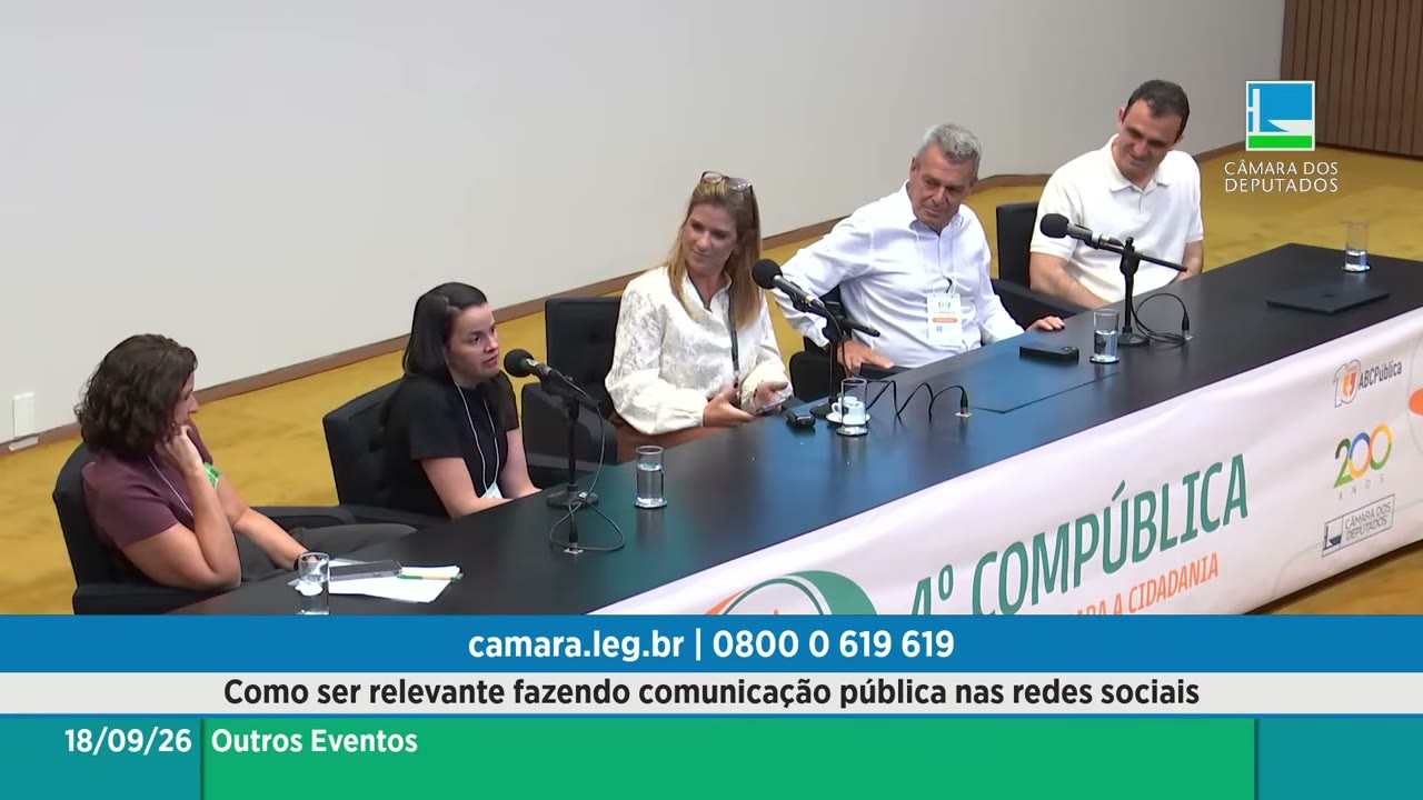 Vídeo do evento em 1:33:29